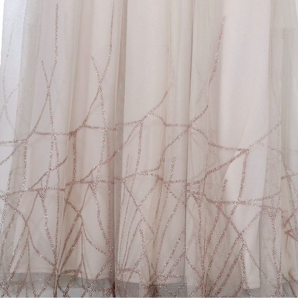 Hailey Logan by Adrianna Papell Ivory Dress NWT - Women’s Size 9/10 - Picture 6 of 8